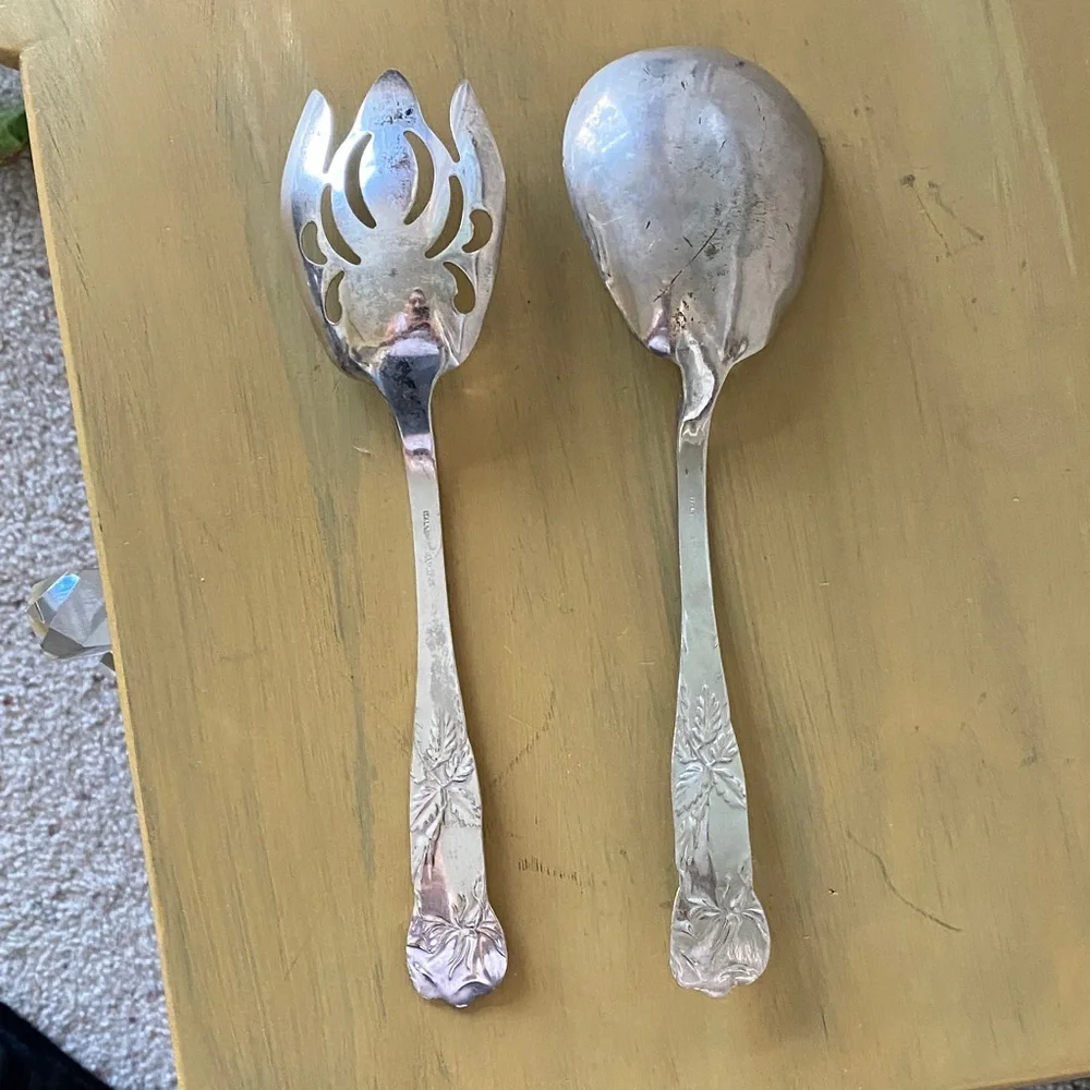 Vintage Silver Plate Serving Set